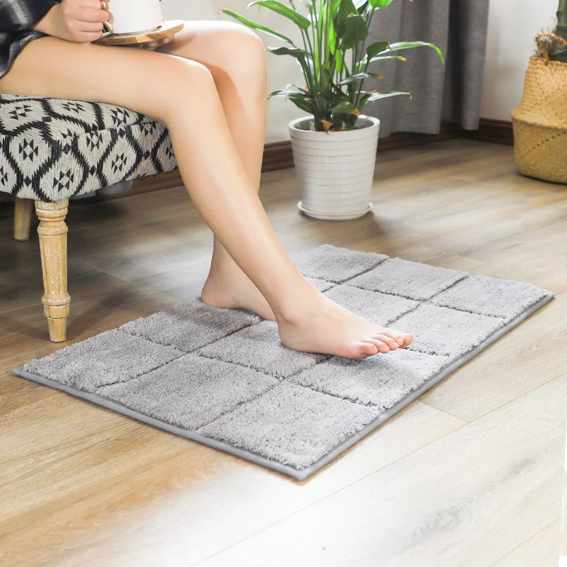 

Nordic Welcome Rug Carpet Hand Wash Area Main Entrance Mat Round Cute Rug Floor Outdoor Letter Vloerkleed Home Textile DF50XD