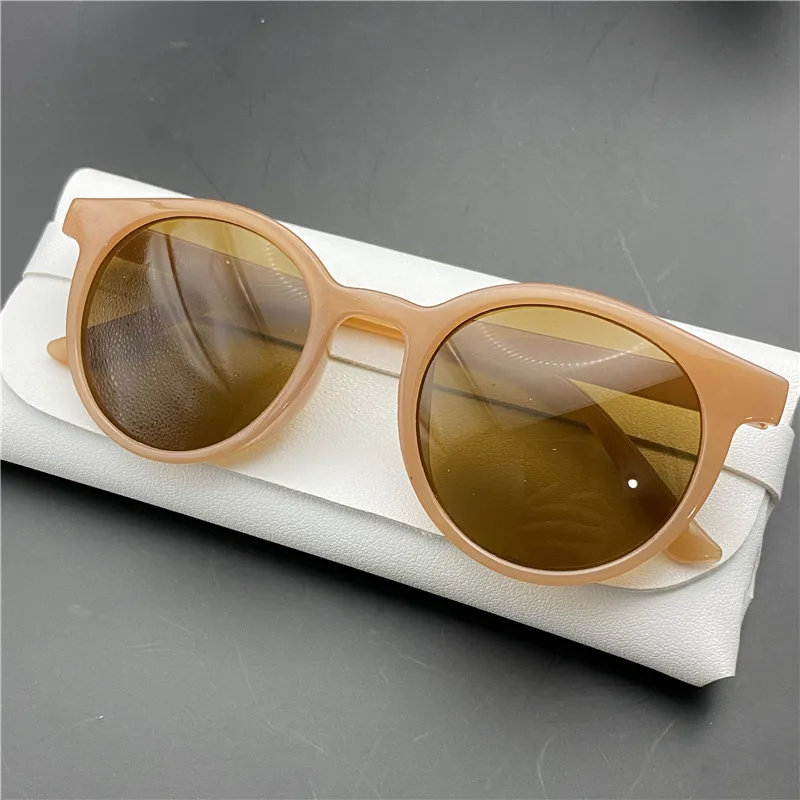 

Солнцезащитные очки женские в Корейском стиле, маленькие солнечные очки в круглой оправе, в стиле ретро, с защитой от ультрафиолета