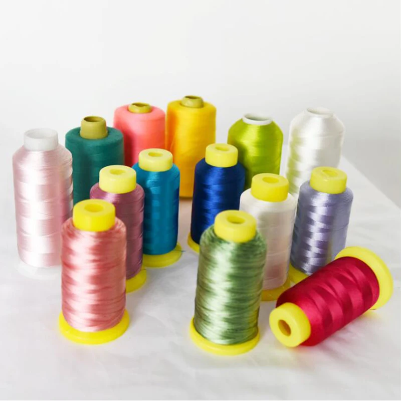 Компьютерная вышивальная нить 108D/2 ручная машина шитье 3000 ярдов на ручную вышивку