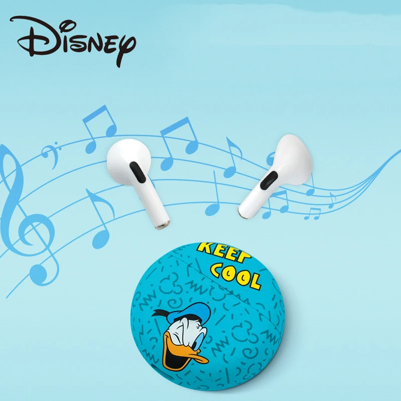 Оригинальная Беспроводная Bluetooth-гарнитура Disney TWS наушники-вкладыши с Микки