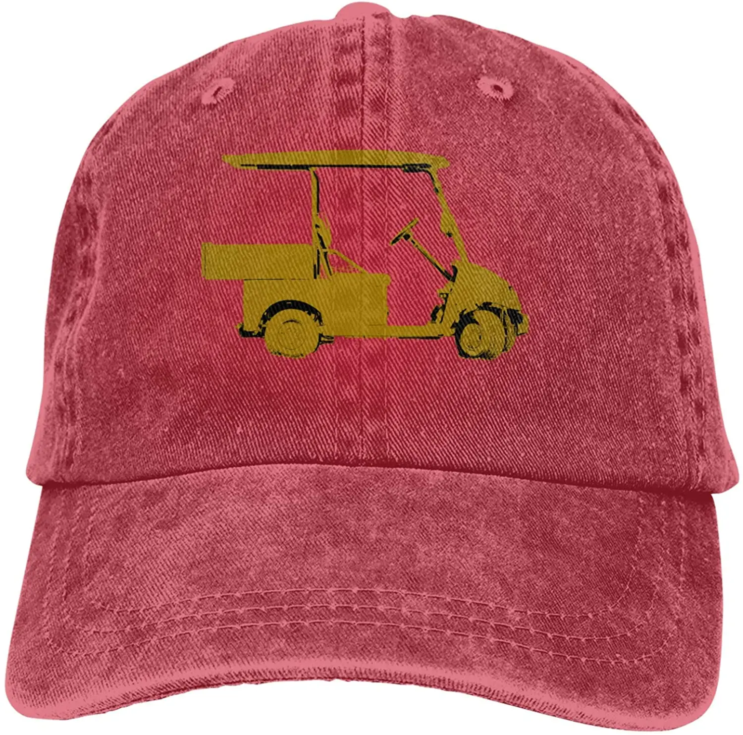 

Golf Cart Sports Denim Cap Adjustable Unisex Plain Baseball Cowboy Snapback Hat