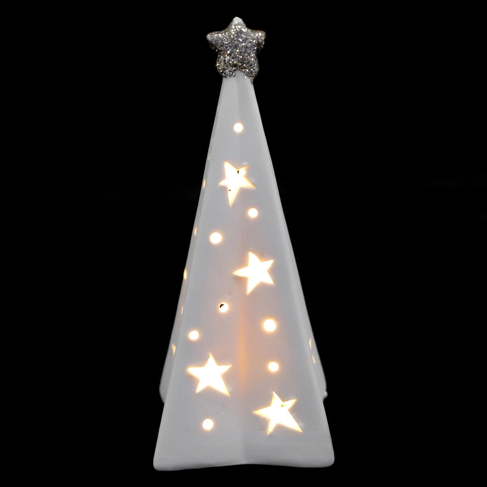 

1Pc Festival Ceramic Adornment Luminous Desktop Decor Unique Ceramic Artware