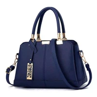 new pu leather women bag shoulder bag tree branches metal decor solid color feminina handbag fashion crossbody bag