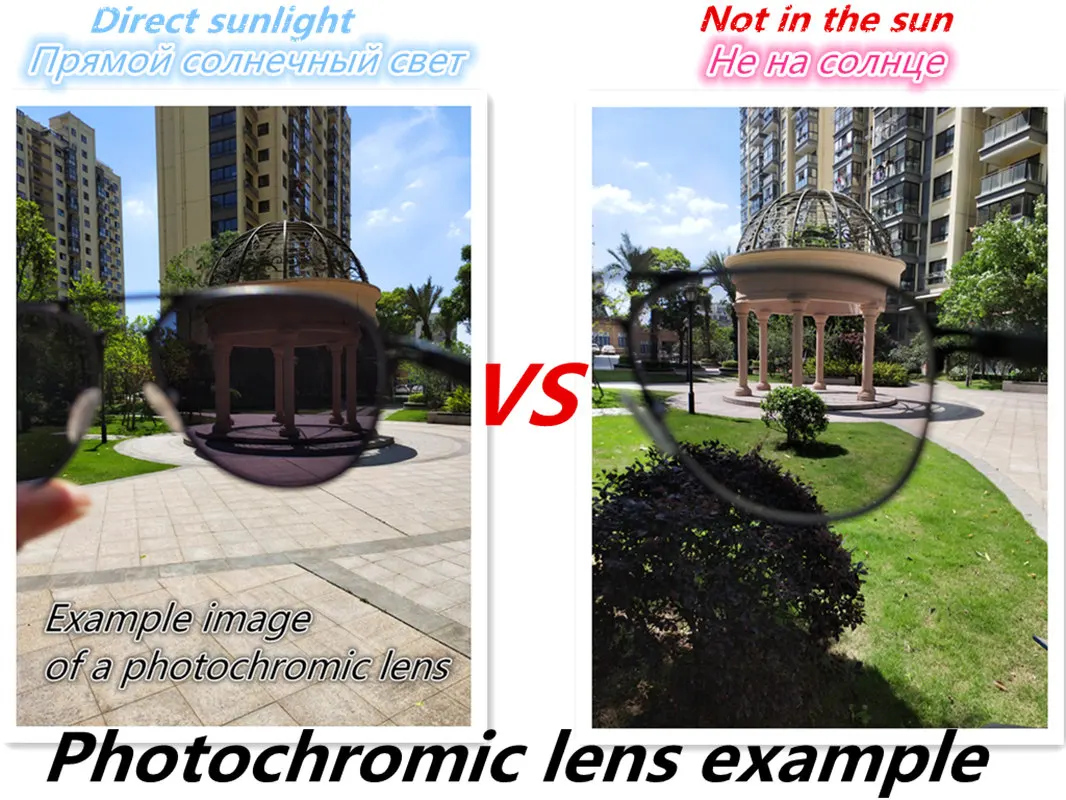 

High-grade photochromic myopia business metal fashion half-frame men and women glasses multi-function mirror sunglasses myopia