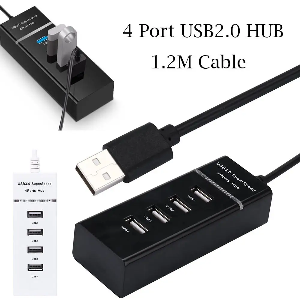 Высокоскоростной многопортовый usb разветвитель для компьютера 4 порта USB 3 0