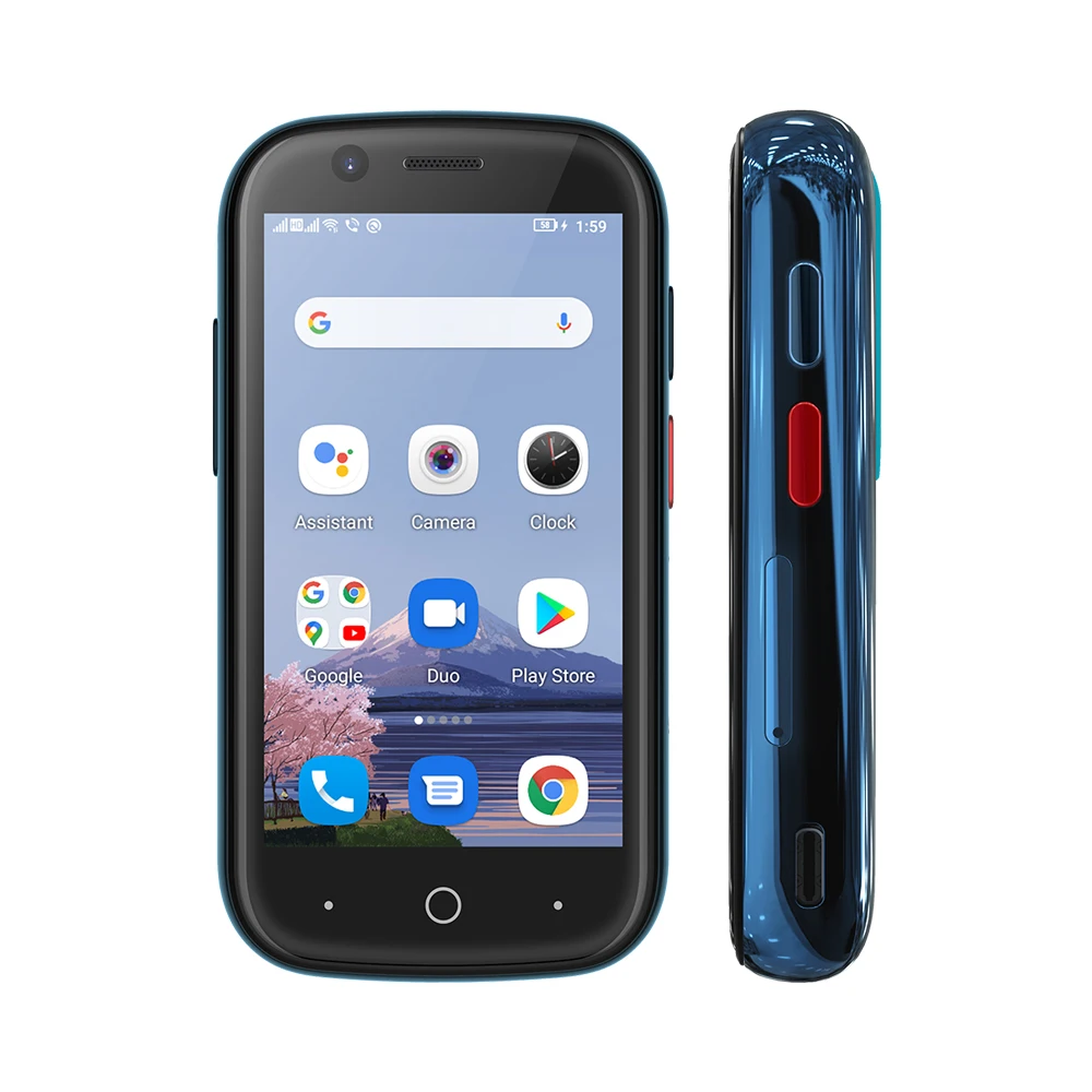 Unihertz желе 2 Самый маленький в мире Android 11 4G смартфон 6 ГБ + 128 Гб  2000 мАч сканер отпечатка пальца OTG Фотокарта телефон | AliExpress