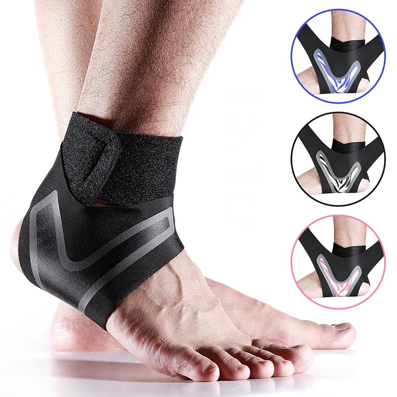 

1 Pcs Sports Ankle Brace Fitness Gym Ankle Support Gear Elastic Foot Weights Wraps Protector Legs Power Weightlifting