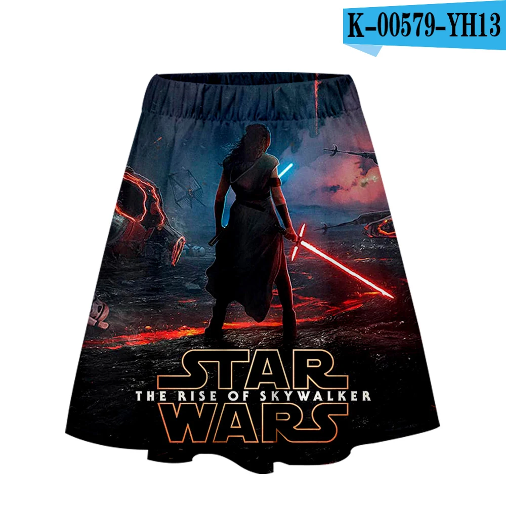 Pictured Star war/одежда с 3D принтом skywalker, повседневная женская юбка, летняя удобная юбка, топы, крутые женские юбки, Лидер продаж - Цвет: Pictured