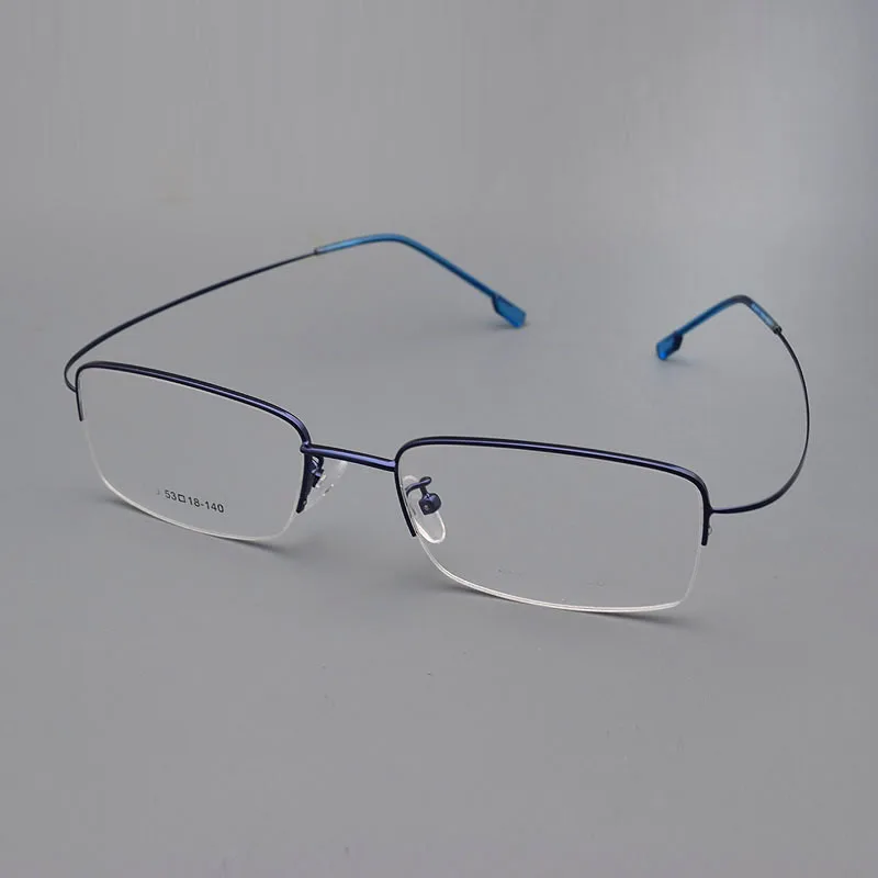 Оправа для очков мужчин и женщин светильник кие Серебристые тонкие дужки с