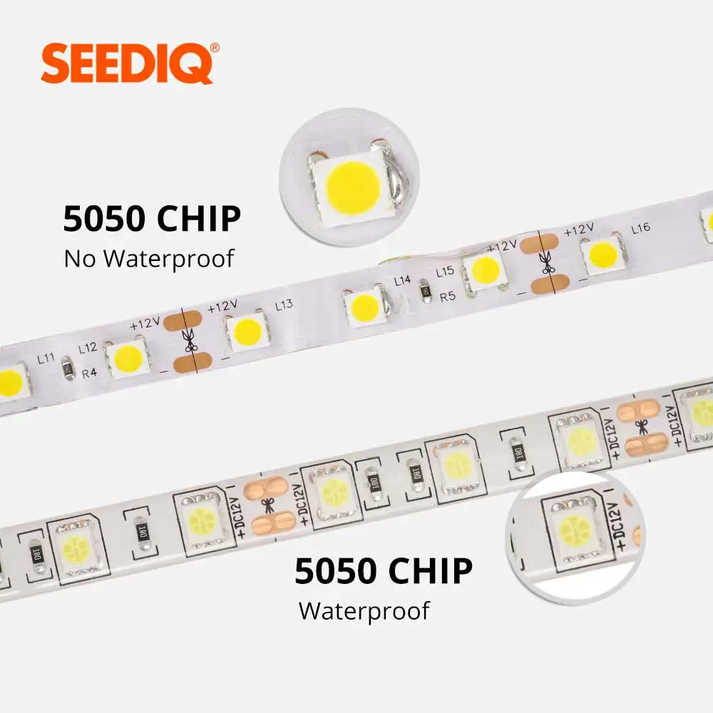 Светодиодная лента 12 В 2835 SMD 300 светодиодов/5 м водонепроницаемая гибкая