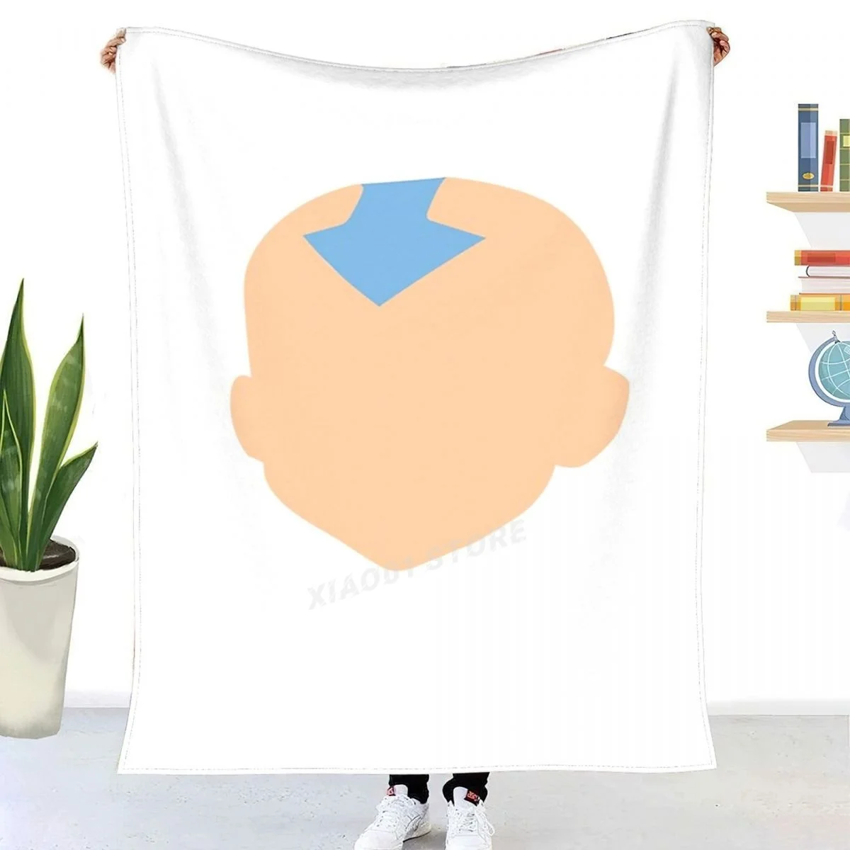 

Aang Avatar Design Throw Blanket Sherpa Blanket Bedding soft Blankets
