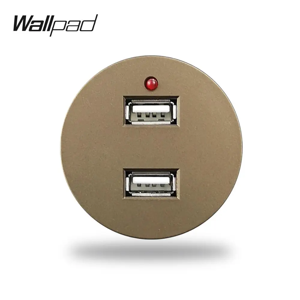 Wallpad L6 5 цветов 2 4 А двойной USB порт для зарядки настенная розетка модуль