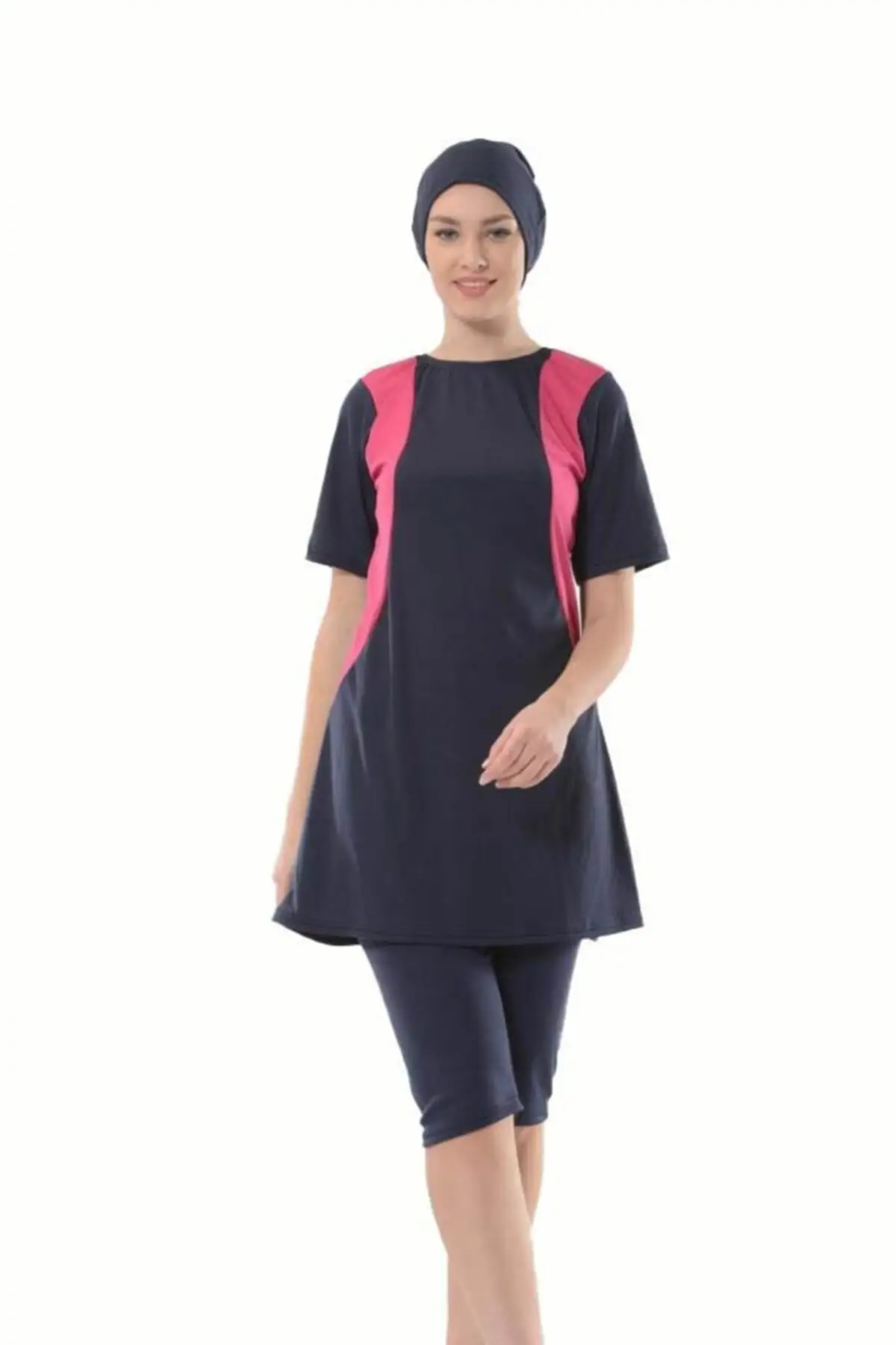 

3021 women Short Sleeve Hijab Swimwear Lady