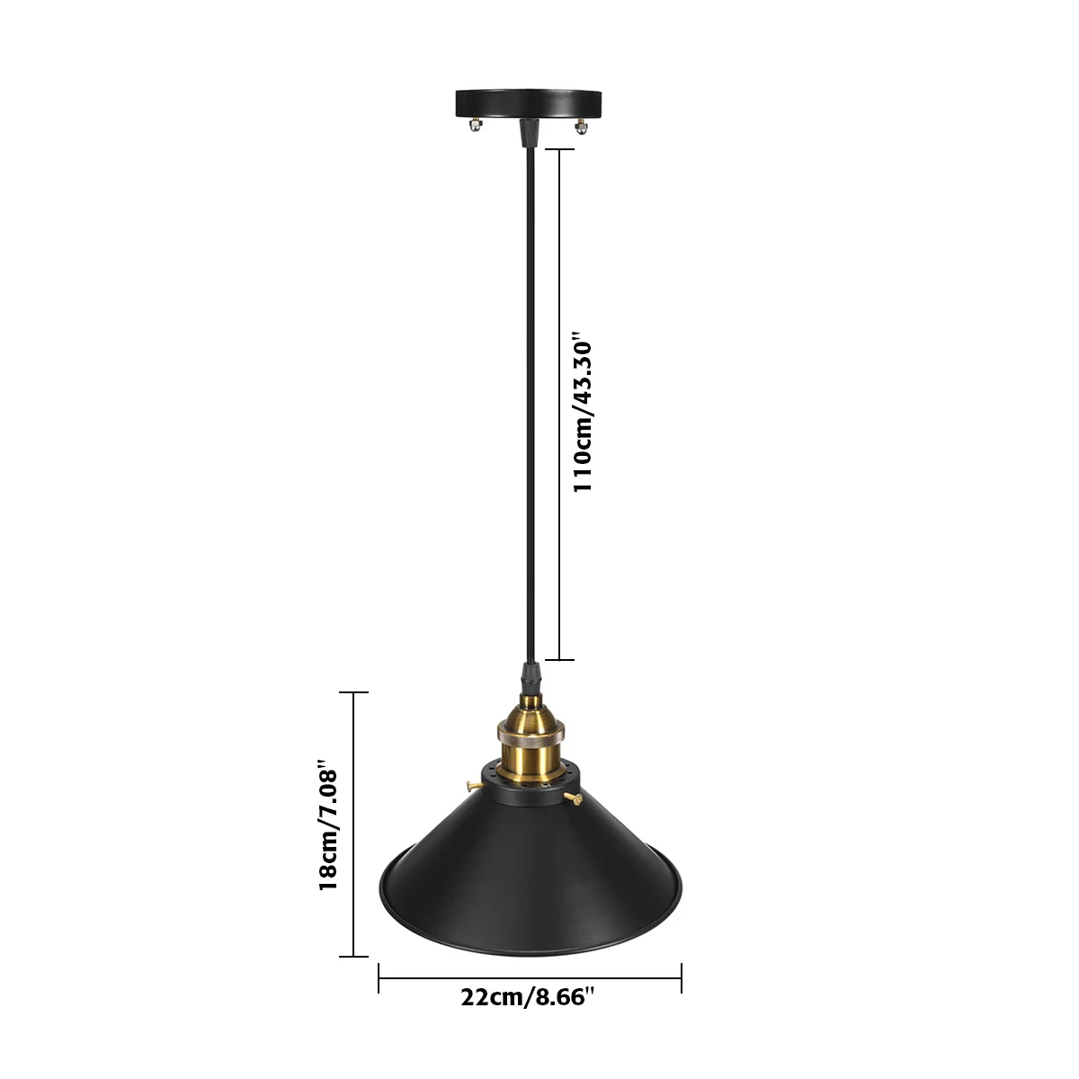 

Retro Ceiling Light Lamp Round Vintage Industrial Design Iron Vintage Pendant Light Deco Chandelier Bulb Lighting Fixture