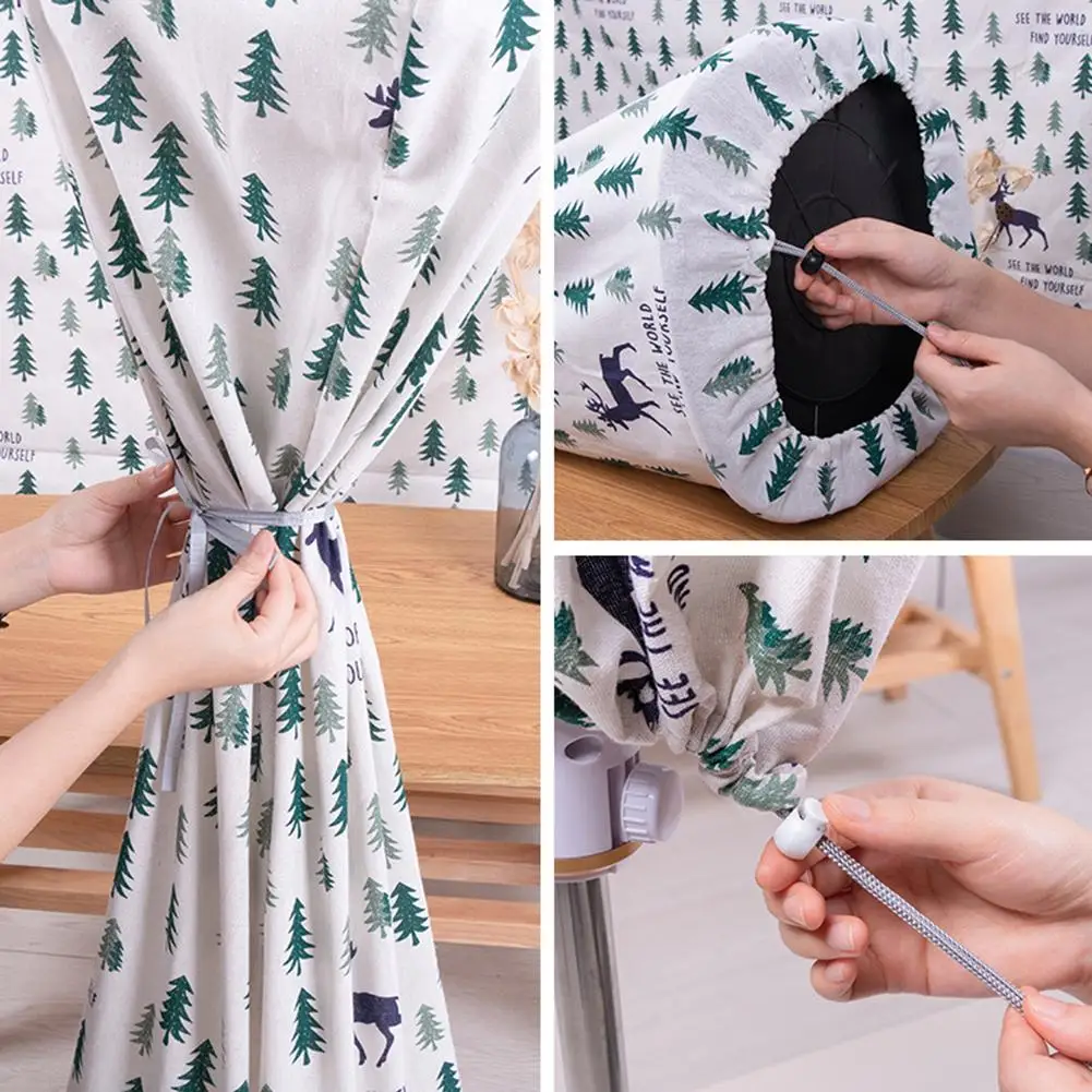 Пыленепроницаемый Чехол для напольного вентилятора из хлопка и льна защитный