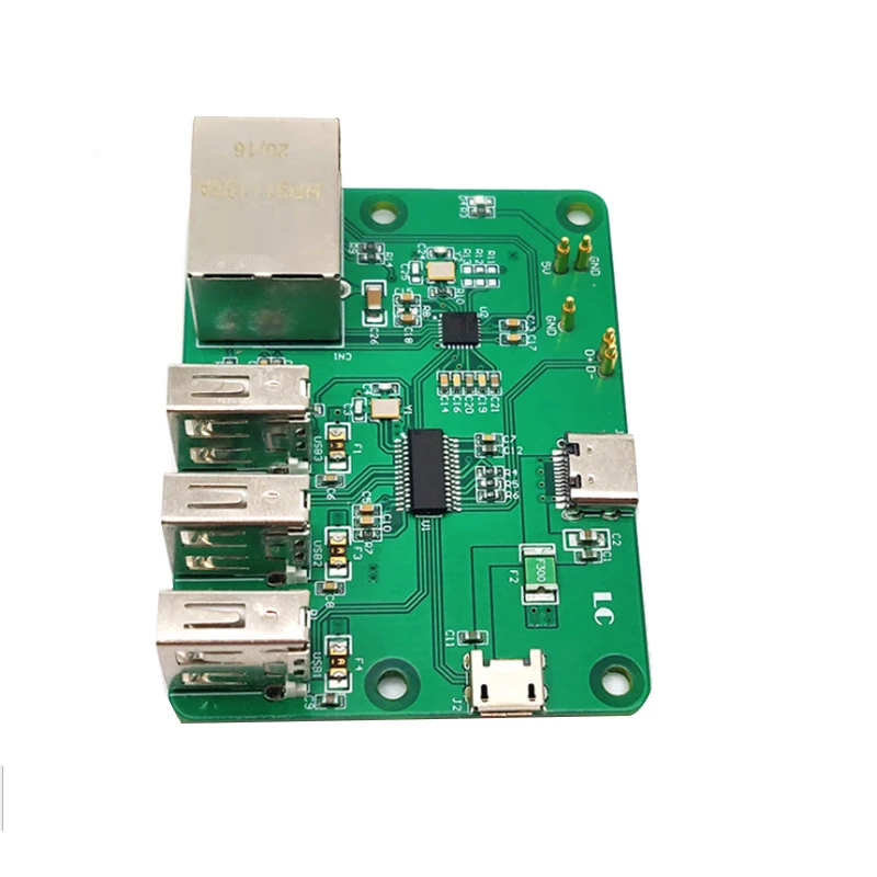 Плата расширения USB-Ethernet для Raspberry Pi Zero HUB адаптер 3 USB 100 Мбит/с интерфейс Ethernet |