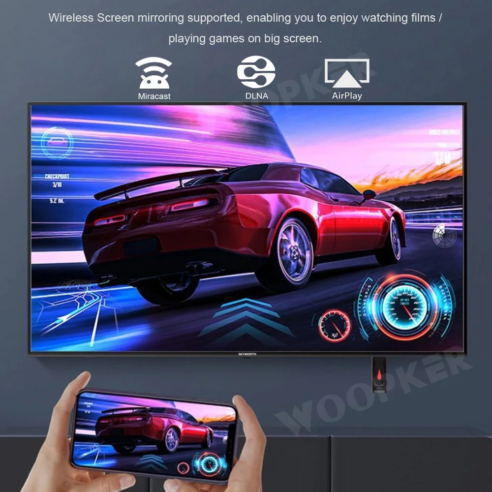 1080P HD Media Player 4K TV Stick X96 S400 Allwinner H313 Quad Core 2GB RAM 16GB ROM 2.4G Wifi Android 10.0 Smart Box New | Электроника