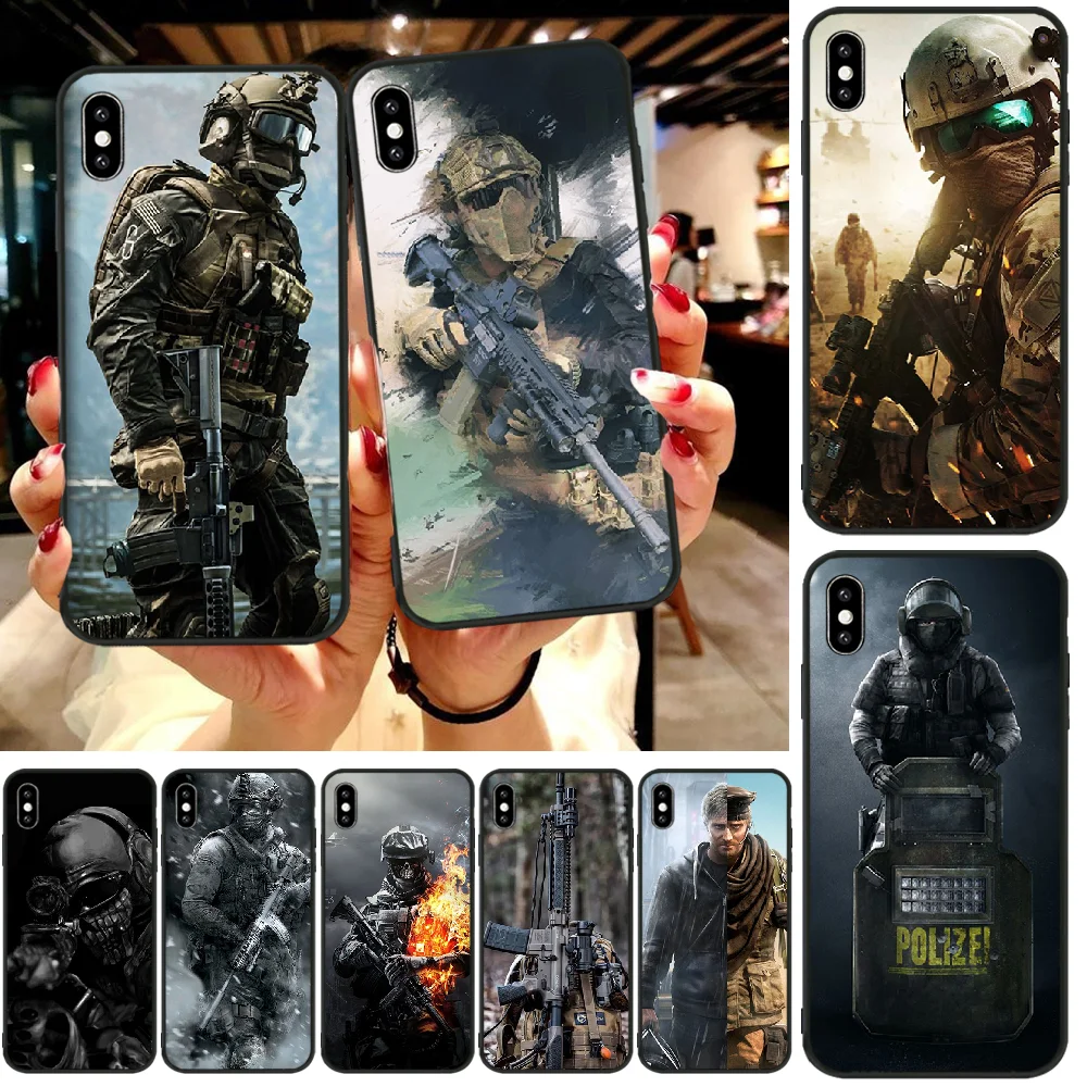 ByLoving специальный черный мягкий чехол для телефона iphone6 6s plus 7 8 X XR XS MAX 11 Pro