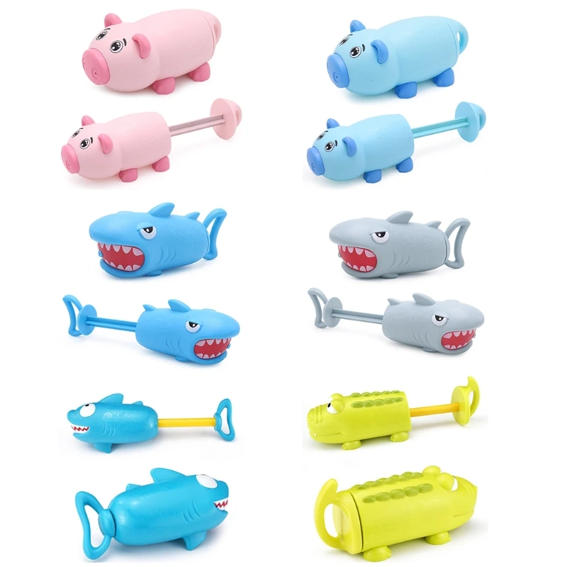 

W3JF Kids Swimming Toy Water Pool Toy Cartoon Portable Pull-out Spray Toy Swimming Pool Water Supplies Active Toys