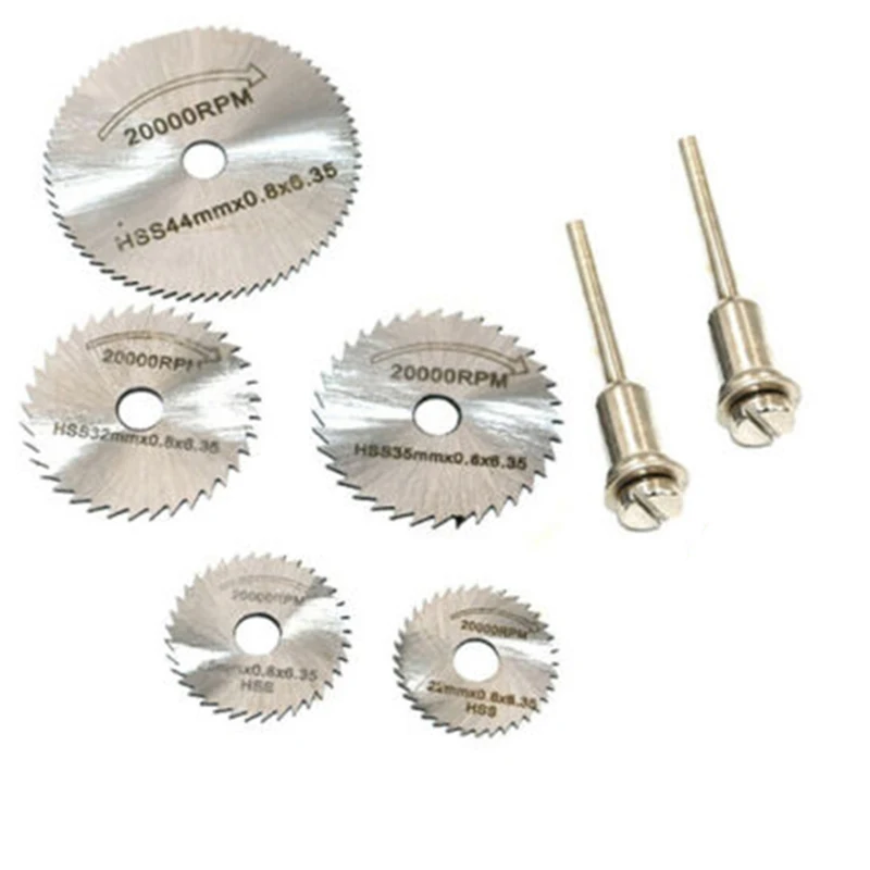 

Circular Disc Saw Set Mini Cutter Rotary Tool Wood Cutting Power Tool With Rod