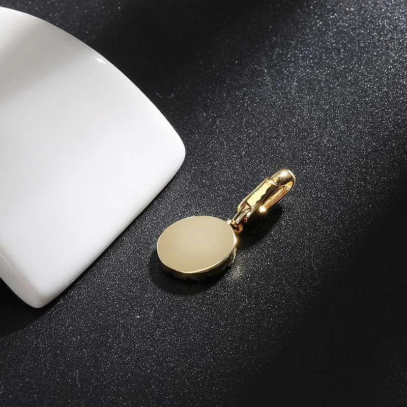 

2021 Fashion Jewelry Tropical Ocean Wind Lucky Eye Small Fish Hook Gold Pendant Ladies Romantic High Jewelry Birthday Gift