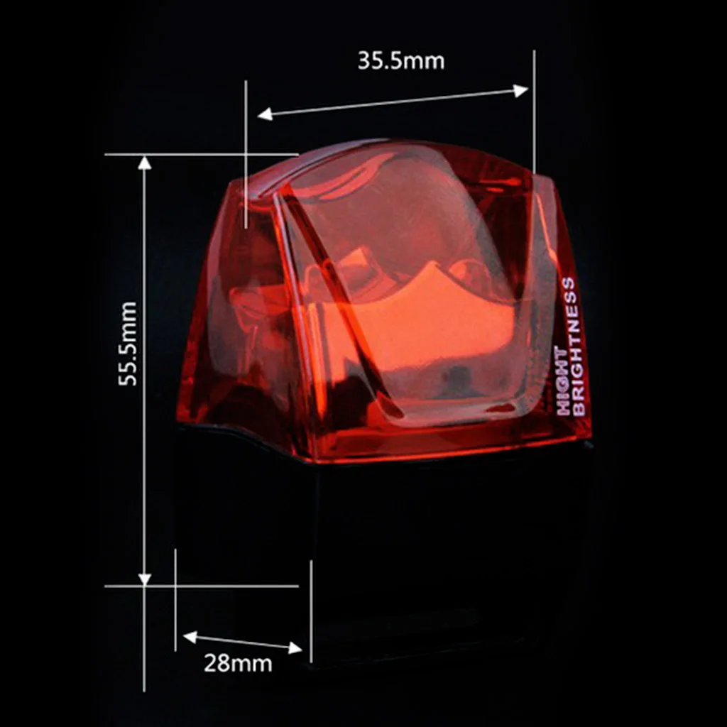 Self-generating LED Bike Bicycle Tail Light Mountain Road Cycling Rear Easy to Install for Safety Flashlight | Спорт и развлечения