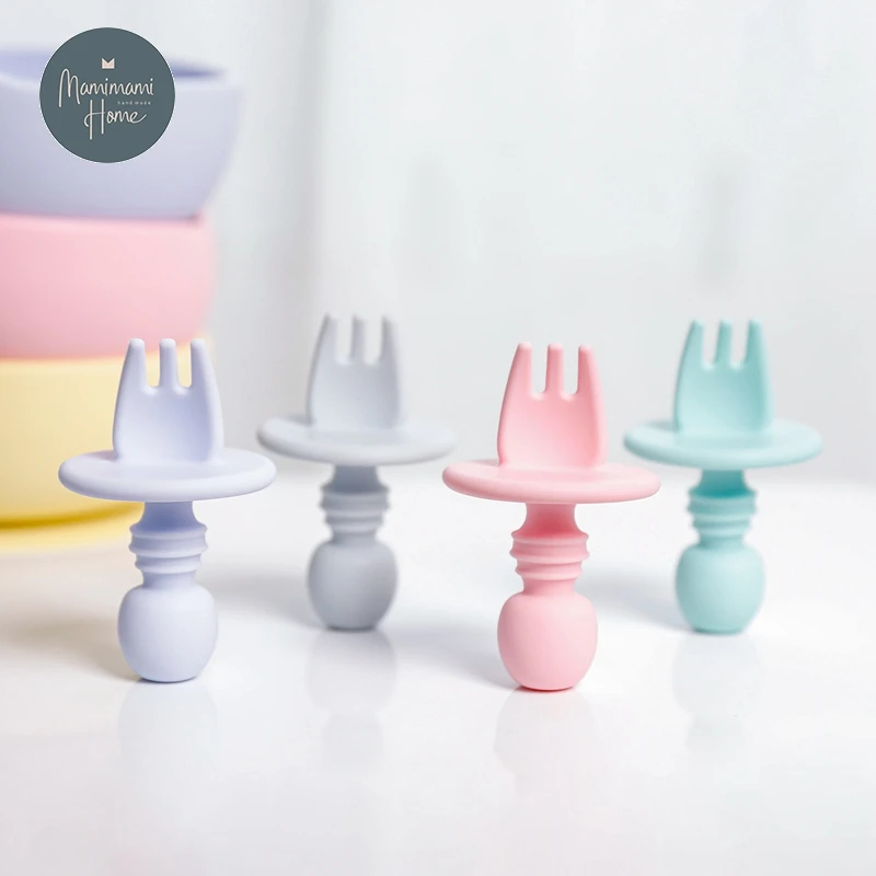 1/2 шт. в наборе силиконовая ложка Еда Класс Силиконовый грызунок для кормления