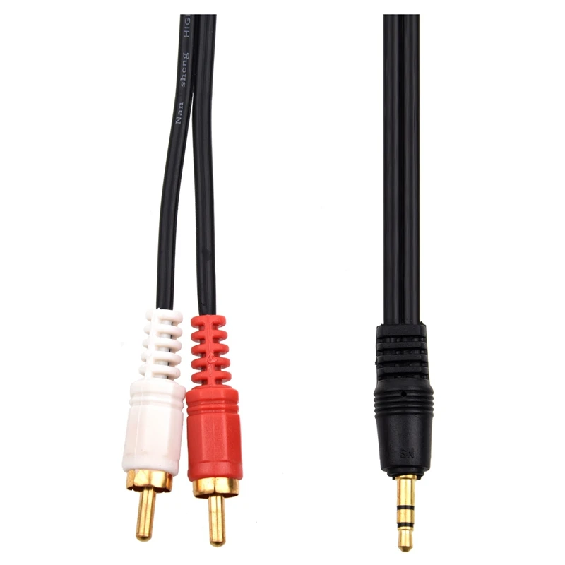1 шт. разъем 3 5 мм на 2 X RCA телефонных кабеля золотой провод м и ESD5500E фотопанель