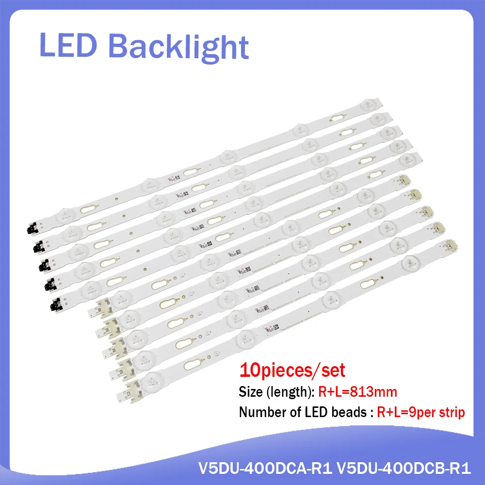 

LED Backlight Strip for Samsung UA40JU6600RXXP UA40KU6000RSRS UA40KU6000SXNZ CY-GJ040HGLVFH V5DU-400DCA-R1 V5DU-400DCB-R1
