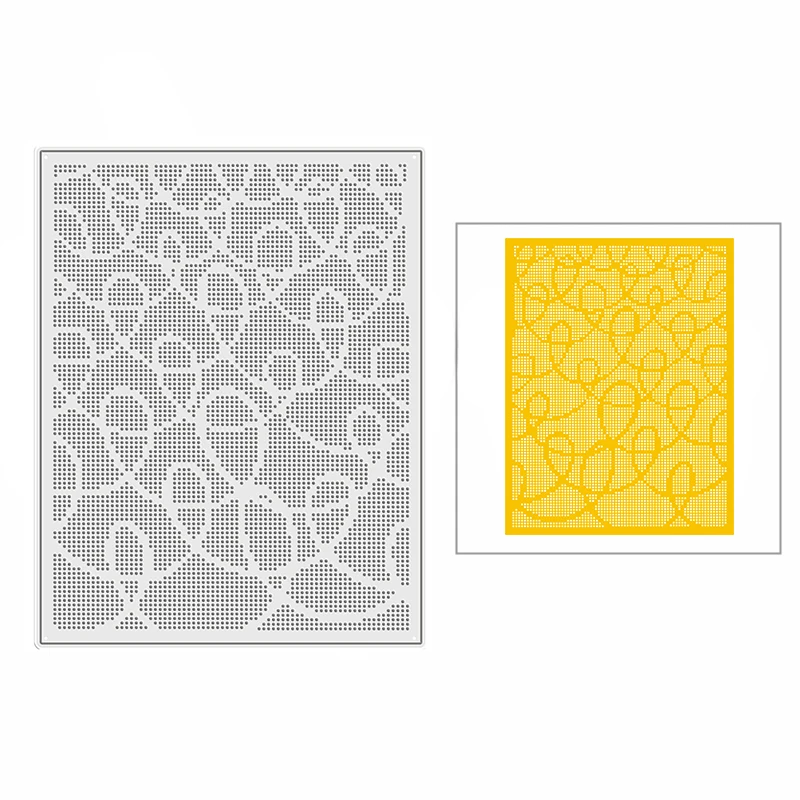 

Новинка 2021, металлические Вырубные штампы с кружевными нитями и узором в горошек для творчества, открыток и скрапбукинга, набор без штампов