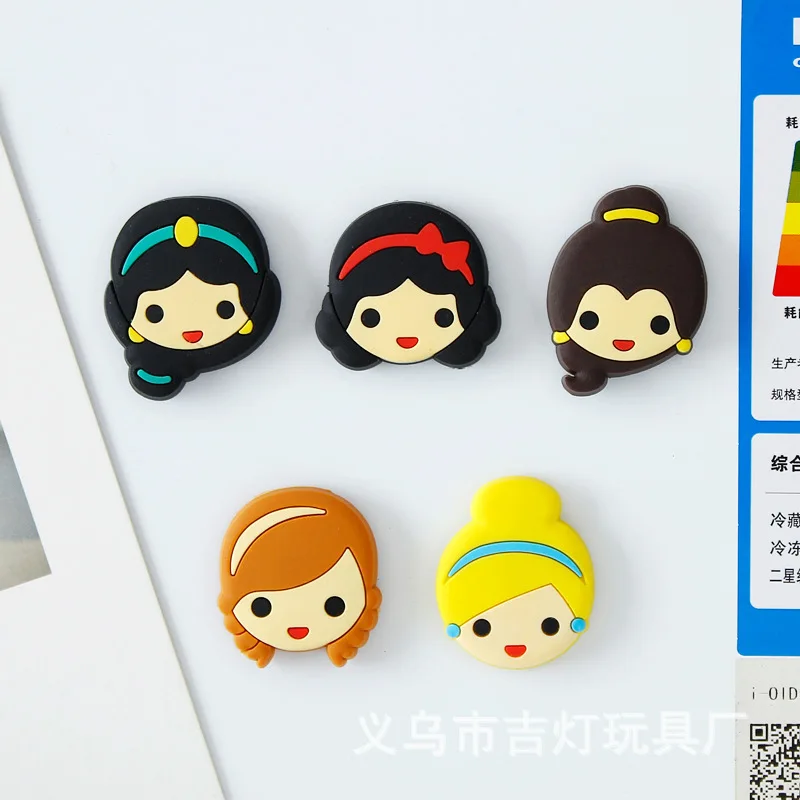 Принцесса Магнит для Холодильника Домашний Декор Мини-Холодильник для Декора Кожи Стикер Милые Магниты Сувенир на.