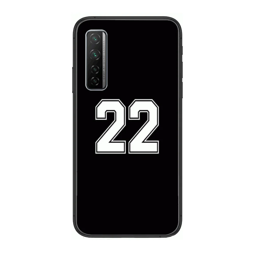 

Simplicity Number Letter Phone Case For Huawei Nova p10 lite 7 6 5 4 3 Pro i p Smart ZBlack Etui 3D Coque Painting Hoesje