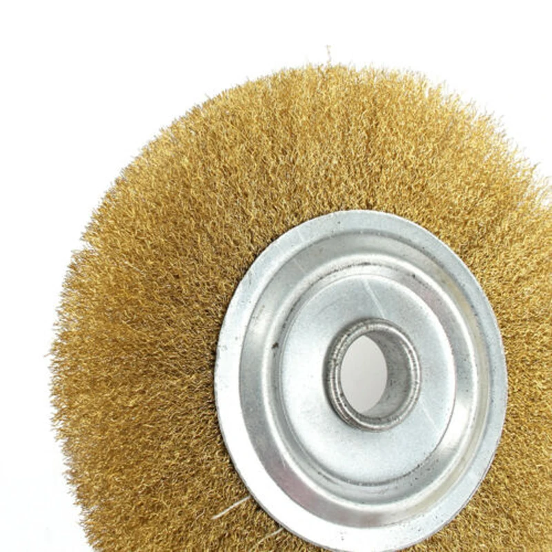 

5 Inches 125mm Copper Wire Cup Brush For Polishing Rotary Rust Removal Tool HOT