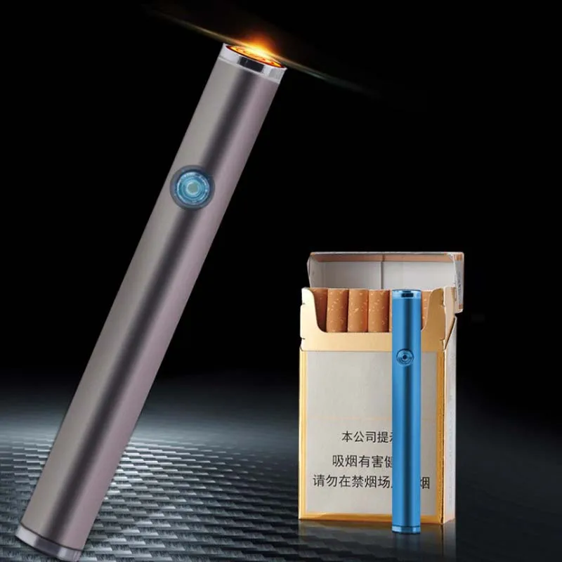 Можно разместить в коробке для сигарет USB Зажигалка зарядки прикуривателя умная