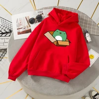 frog print funny hoodies women hooded sweatshirts harajuku hip hop hoodie sweatshirt womens korean streetwear sudadera mujer