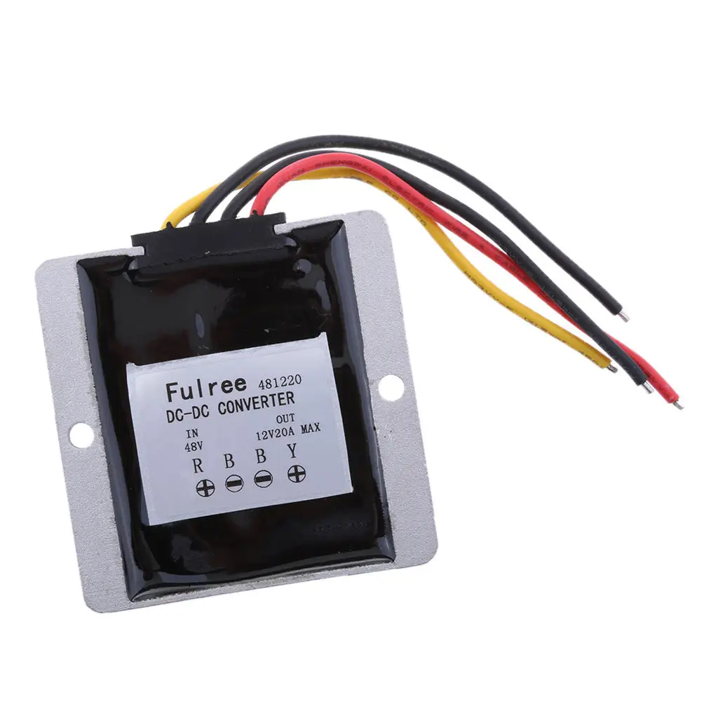 

48V to 12V 25A 300W Voltage Reducer DC Converter 20-60V to 12V 20A DC Buck Converter
