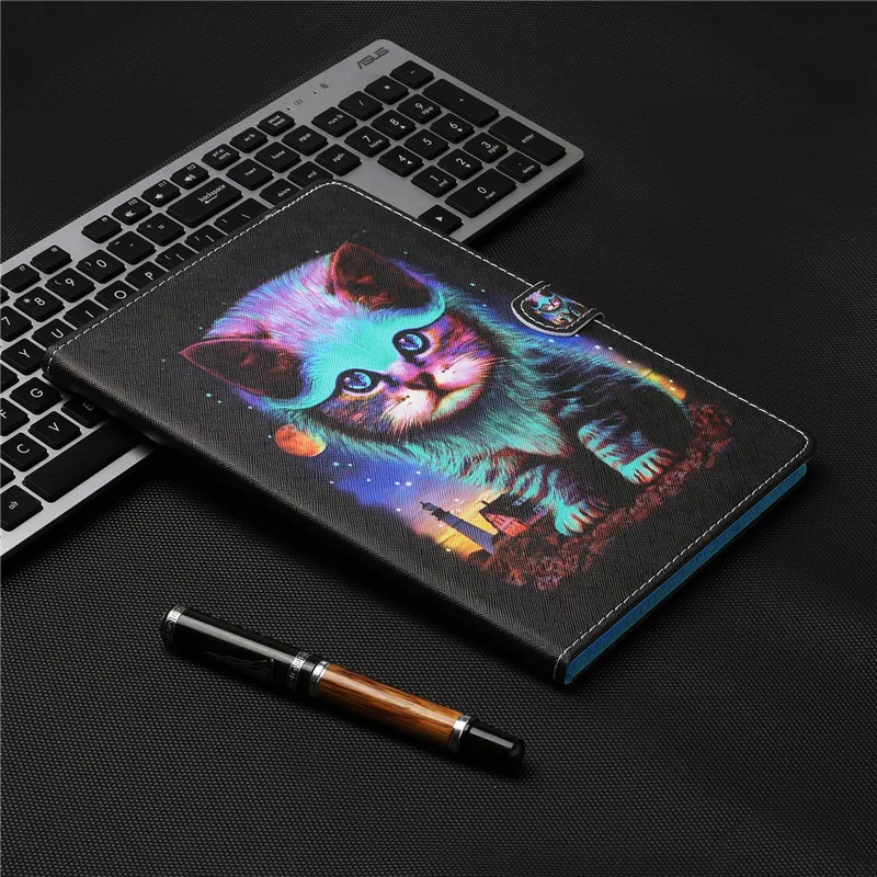 Чехол для iPad 9 7 2018 2017 5th 6th Generation Air 1 2 Air2 смарт чехол из искусственной кожи Тигр Слон
