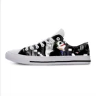 Кроссовки мужскиеженские с низким верхом, дышащие легкие, с 3D принтом, с мультяшным аниме фильмом, лицевой клоун Джокера, модная повседневная Тканевая обувь