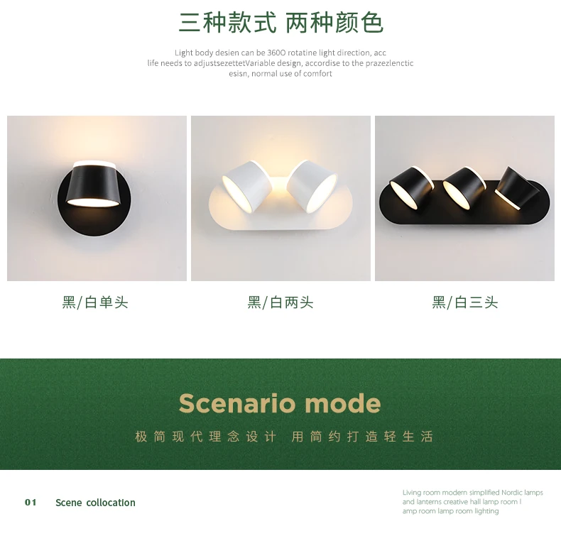 Скандинавская прикроватная лампа для спальни простой современный удобный