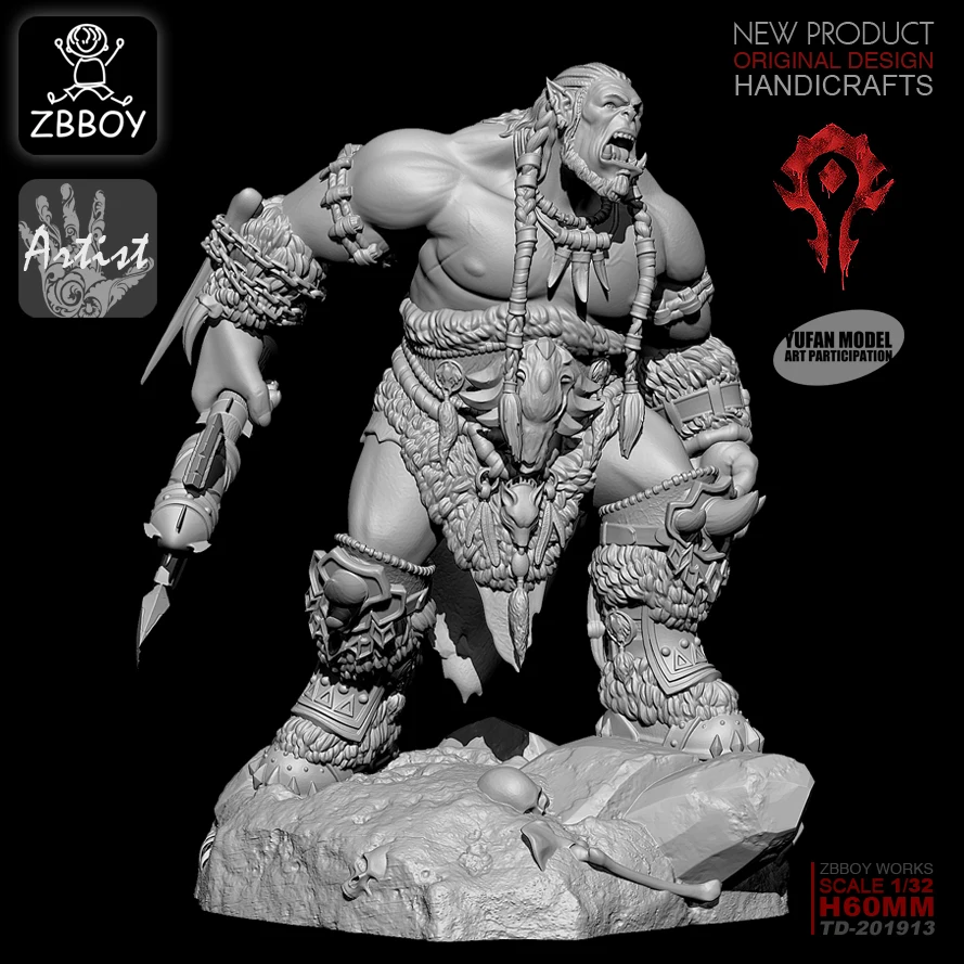 

1/32 Warcra Смола Солдат модель TD-201913