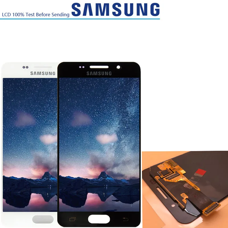 Оригинальный дисплей 4 7 дюйма для Samsung Galaxy A3 2016 A310 A3100F A3100 A310F сенсорный ЖК экран с
