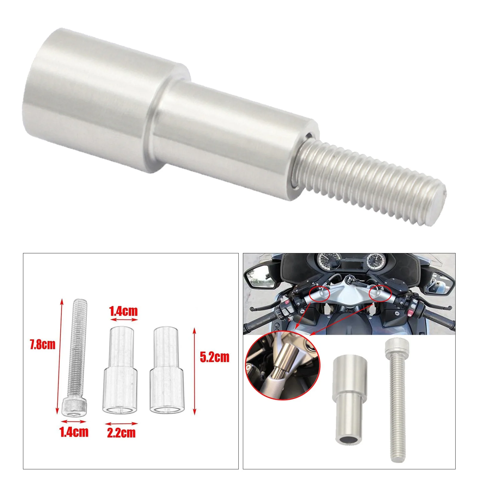 

Navigation Stand Bracket Handle Extension Bar for BMW K1600GT K1600GTL R1200RT