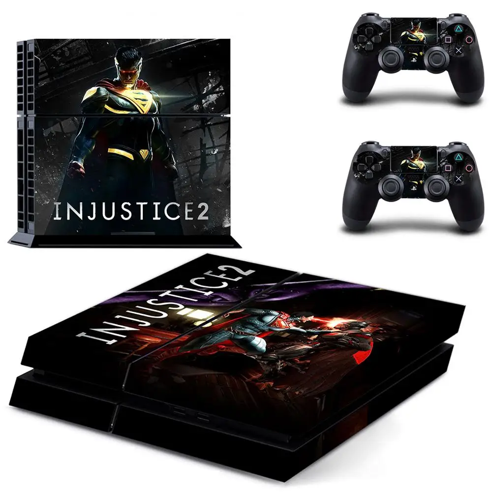 Injustice 2 PS4 Vinly Skin PS 4 sticker Play station s Pegatinas для консоли playstation и контроллера|Наклейки| |