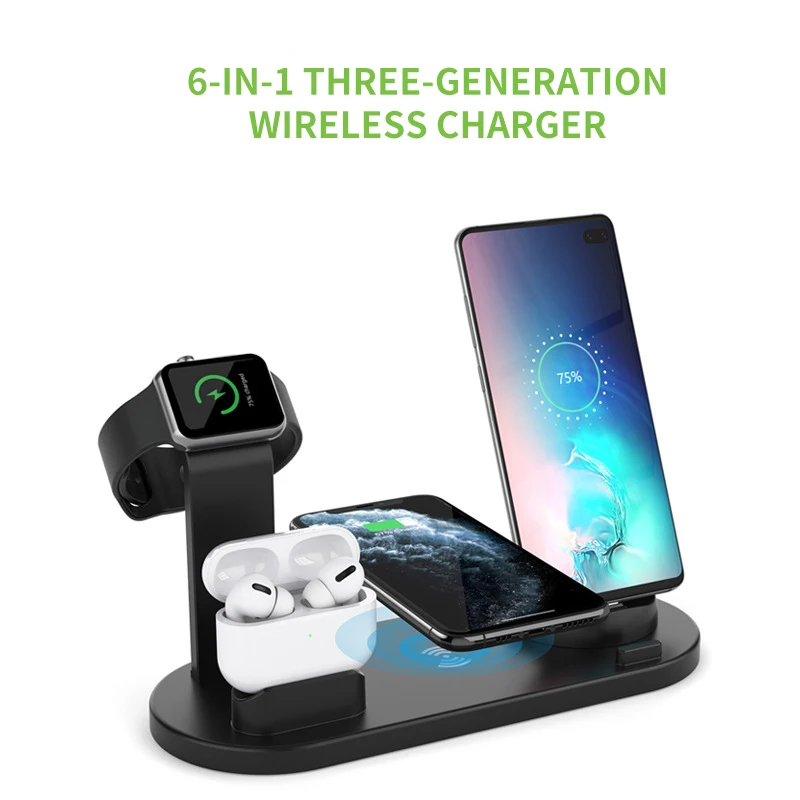 3 в 1 беспроводное зарядное устройство для apple huawei xiaomi samsung|Беспроводные зарядные