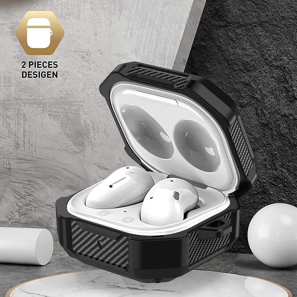 Чехол для наушников из ТПУ Samsung Galaxy Buds Live Pro ударопрочный чехол с защитой всего