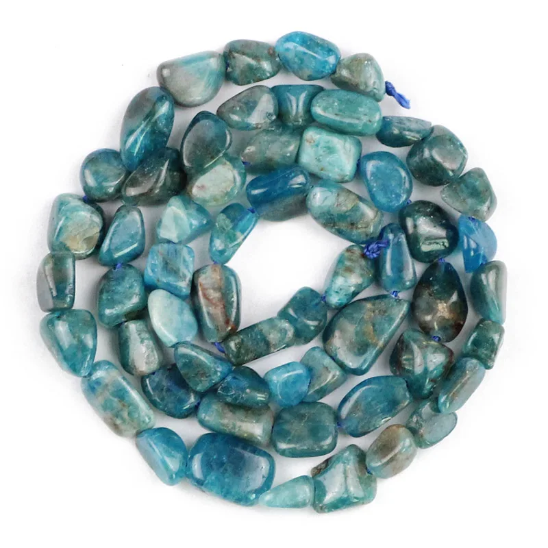 

YHBZRET Blue apatite carnelian Natural Stone Irregular Gravel chips Loose beads for Jewelry bracelet making DIY Accessories