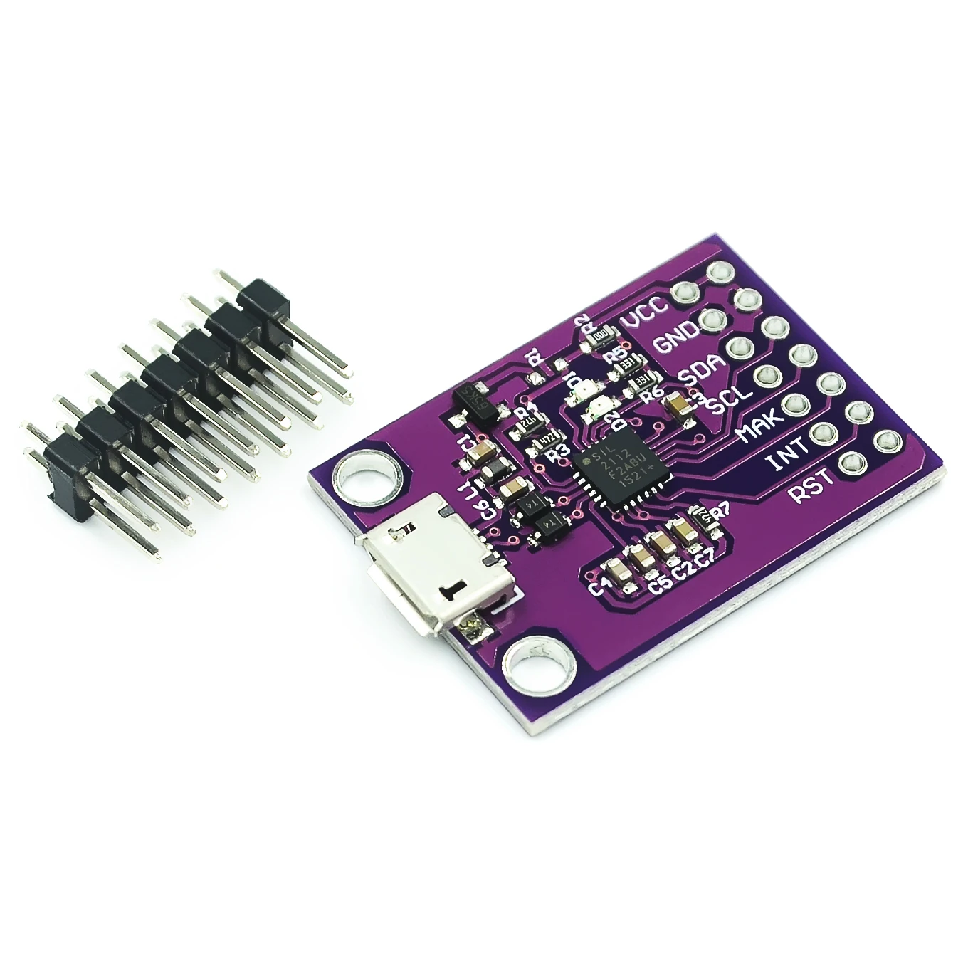 CP2112 плата отладки USB к SMBus I2C коммуникационный модуль 2 0 MicroUSB 2112 оценочный комплект