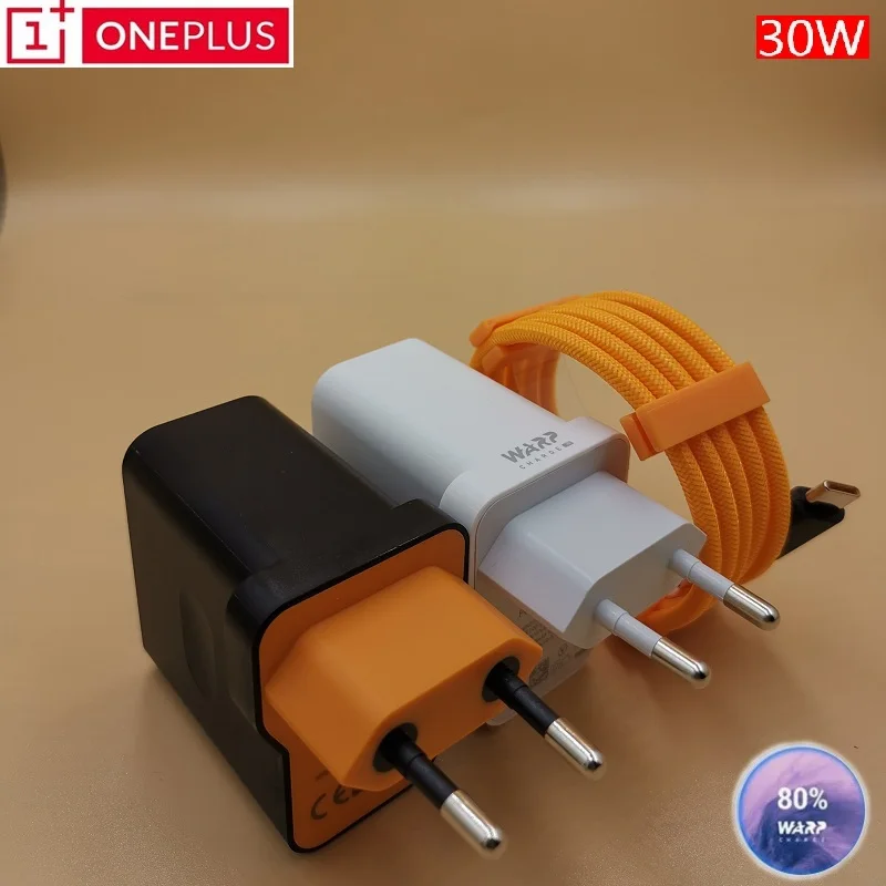 Оригинальный адаптер питания OnePlus 8pro EU для быстрой зарядки зарядный кабель Mclaren 30
