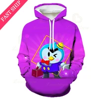 3d jacket boys girls tops browlers kids hoodie mr p and shooting star game sweatshirt baby clothes shoot shark max child wear