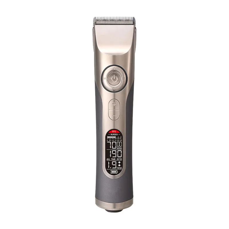 Hair Clipper Rechargeable 2600mah Ceramics Titanium Alloys Cutter Speed Adjustment Professional Barber Trimmer Lithium Battery enlarge